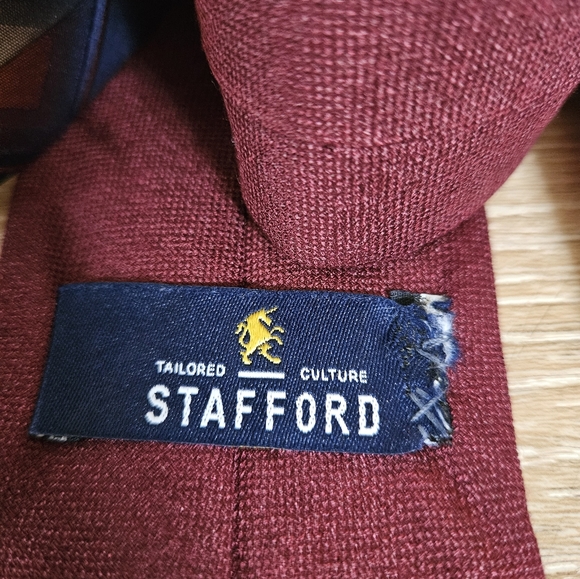 FALL/AUTUMN Themed Tie Collection - Stafford/Crazy Horse - 100% Silk - Picture 5 of 7